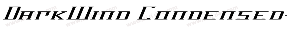 DarkWind Condensed字体转换